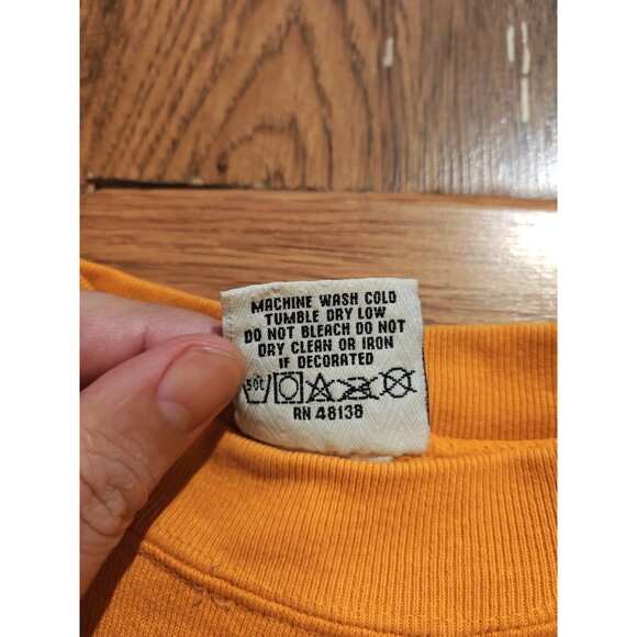 VTG 90s Tennessee Vols Sweatshirt Mens XL Football Nutmeg Mills Volunteers - Picture 3 of 8